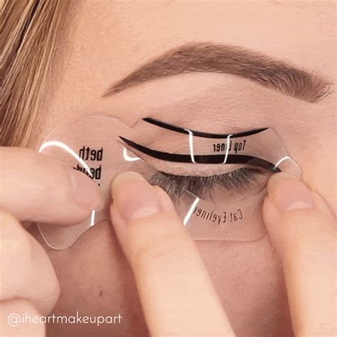 Eyeliner Stencils - Perfect Cat Eye Makeup & Smokey Eyes | Beth Bender Beauty #eyemakeupnatural ...
