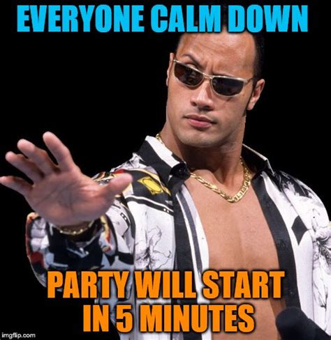 The Rock Says Keep Calm - Imgflip