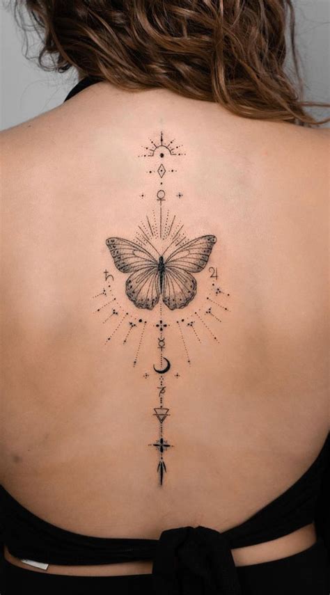 Aggregate more than 77 spine tattoos butterflies latest - in.coedo.com.vn