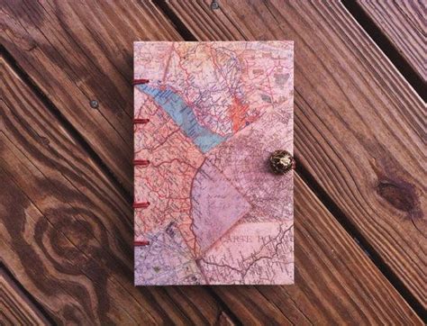 Coptic Stitch Old World Map Journal on Etsy, $32.00 #bookbinding #customjournal #copticstitch # ...