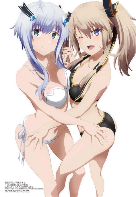 Swimsuit Misha & Sasha Necron [Megami Magazine February 2023] : r/MaouGakuin