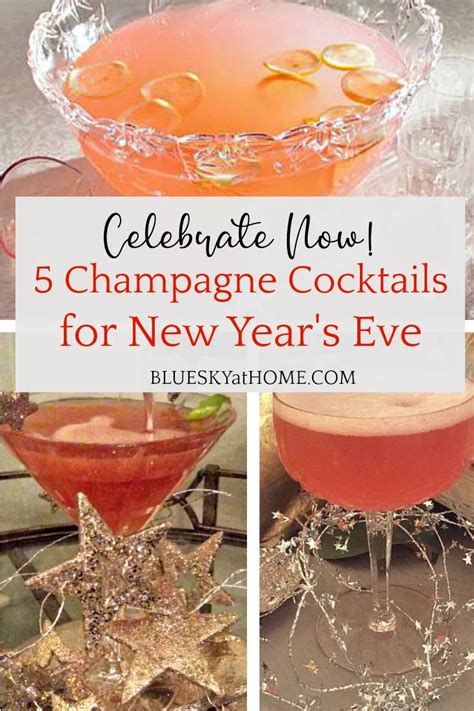 5 Champagne Cocktails for New Year's Eve | Recipe | New years eve ...