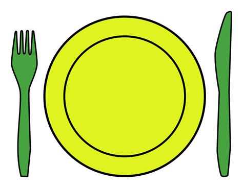 Free plate and fork clipart, Download Free plate and fork clipart png ...