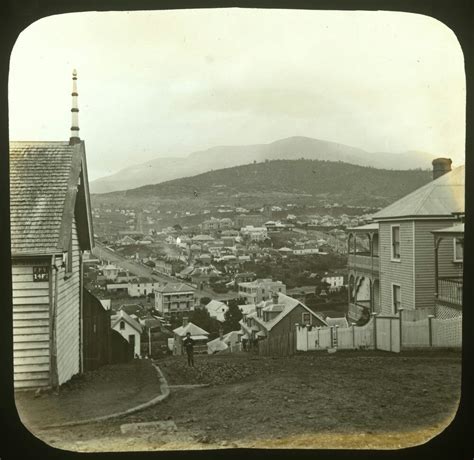 Hobart,Tasmania from the Domain (year unknown). •State Library of Victoria• | Tasmania, Hobart ...