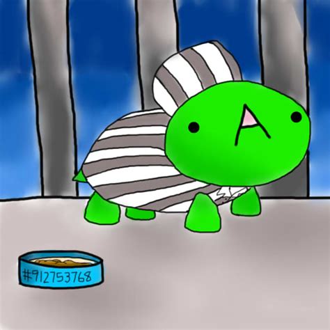 Art Trade with FruityPie14: Jail Turtle by BevTehPig on DeviantArt