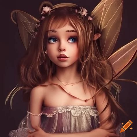 Image of a sweet girl fairy