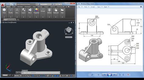 Autocad Mechanical Drawings Samples at PaintingValley.com | Explore ...