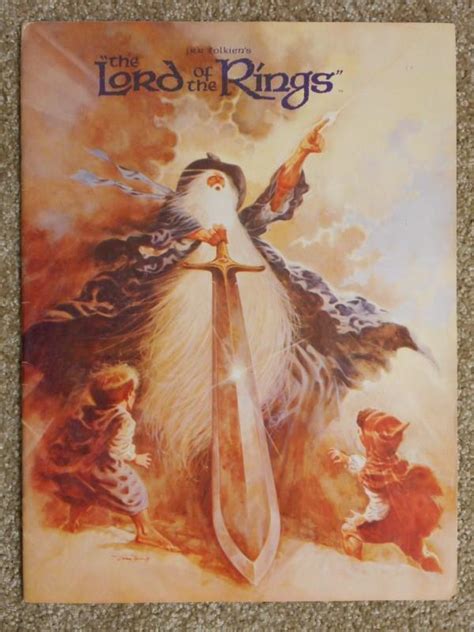 United Artist Ralph Bakshi Lord of the Rings Promo Brochure 1978 | #1818537584