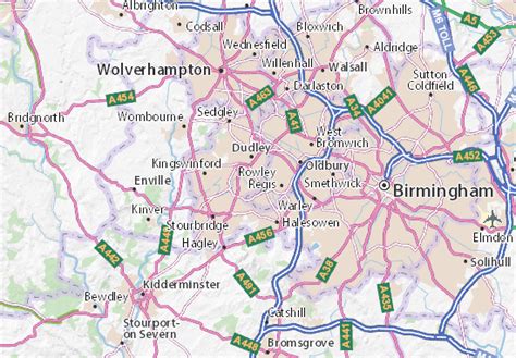 MICHELIN Oldbury map - ViaMichelin