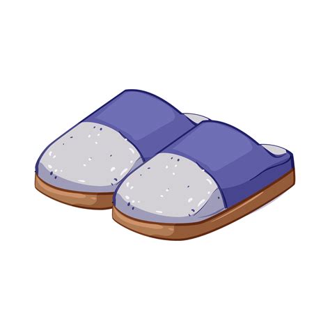 fur kid slippers cartoon vector illustration 22610451 Vector Art at ...