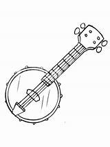 Banjo coloring Pages sketch template
