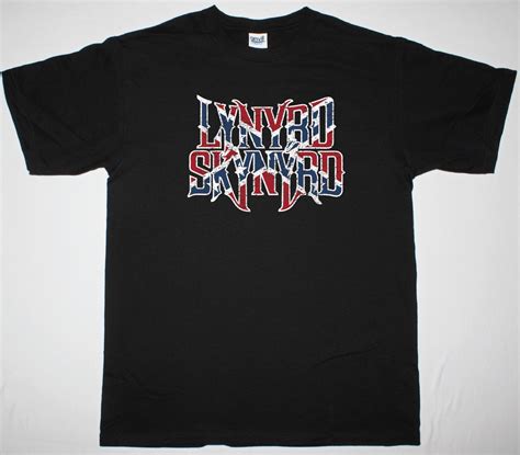 LYNYRD SKYNYRD LOGO NEW BLACK T-SHIRT - Best Rock T-shirts