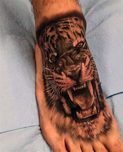 101 Tiger Tattoo Designs for Men [2024 Inspiration Guide] | Foot ...