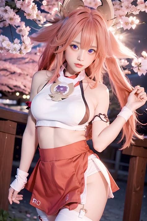 Yae miko Cosplay -2 by pegura1010 on DeviantArt