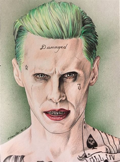 Jared Leto Joker Face Tattoos