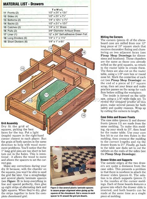 Chess Board Plans • WoodArchivist