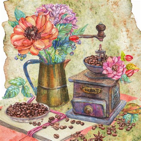 Vintage Antique Coffee Grinder Art Free Stock Photo - Public Domain Pictures