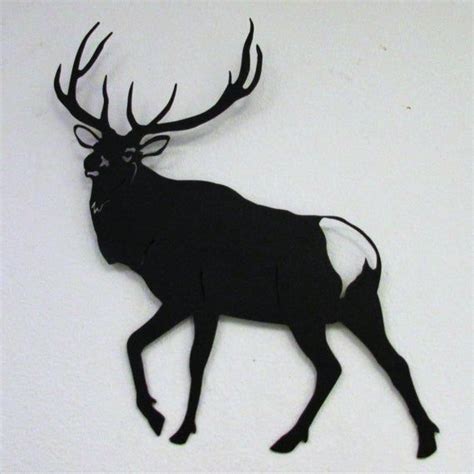 Metal Elk Metal Elk Silhouette Metal Elk Wall Hanging Metal | Etsy ...