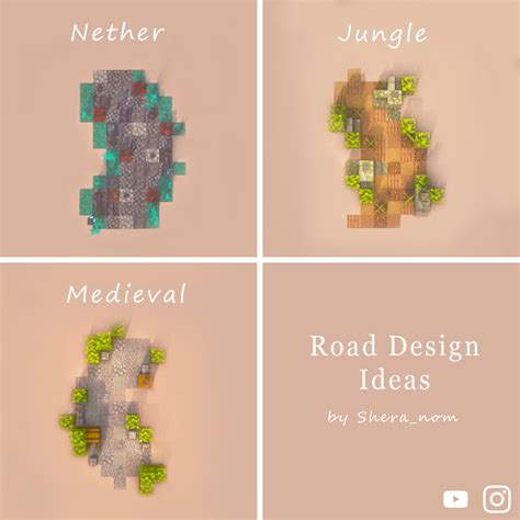 My favorite road designs :) : DetailCraft | Minecraft decorations, Minecraft designs, Minecraft ...