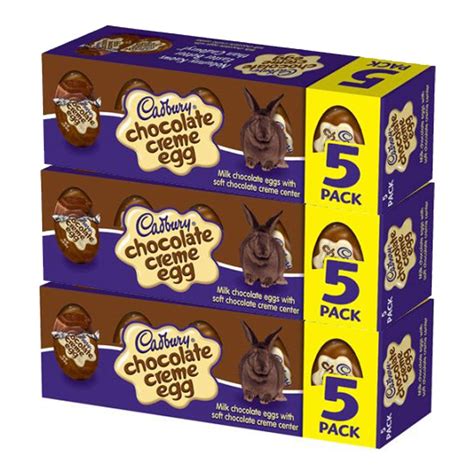 Cadbury Chocolate Creme Eggs, set of three 5-packs 3 x 6oz - Walmart.com