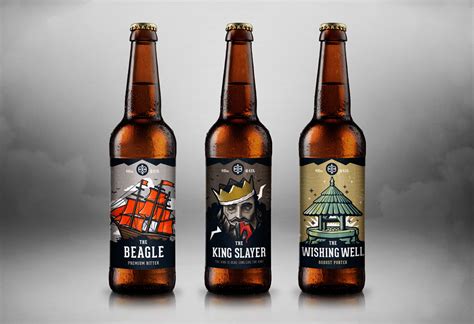 Backwards Bean Brewery label design & illustration on Behance