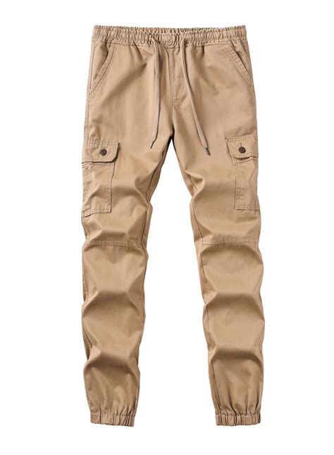 HUNGSON Men's Cargo Pants Relaxed Fit Sport Pants Jogger Sweatpants ...