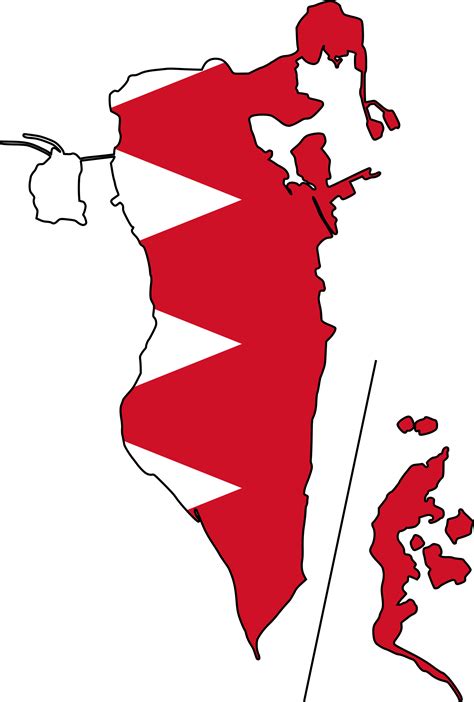 Bahrain Flag Map | Bahrain flag, Bahrain map, Bahrain