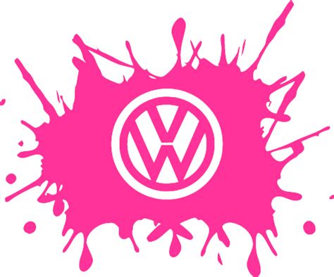 Pink VW Logo - LogoDix