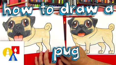 How To Draw A Pug | Art for kids hub, Cute pugs, Pugs