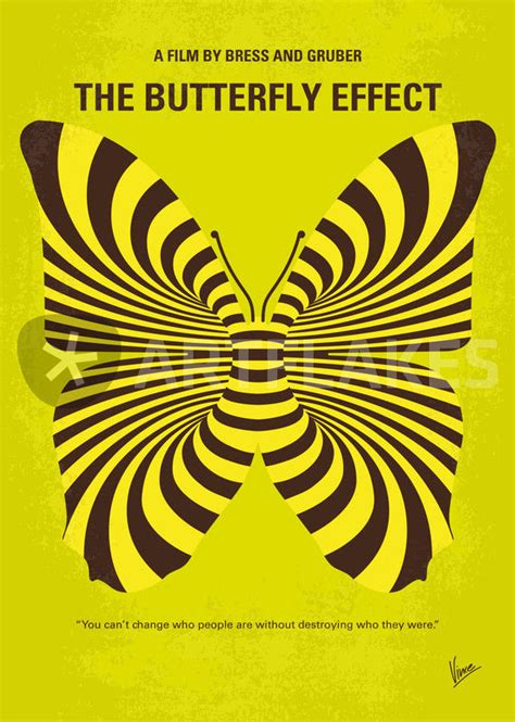 "No697 My The Butterfly Effect minimal movie poster" Grafik ...