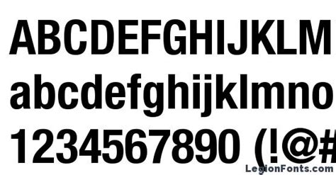 Helvetica Neue Condensed Bold Font Download Free / LegionFonts