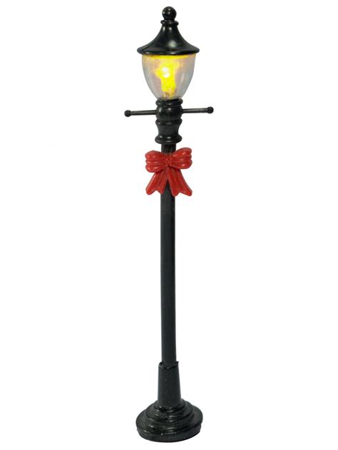 Illuminated Street Lamp Posts Christmas Village Figurines - 6 Piece Set | Ornaments | Buy online ...