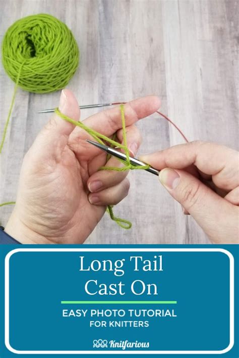 Knitting 101: How to Long Tail Cast On | Knitting tutorial, Knitting patterns free beginner, How ...