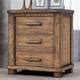 Mid-century Modern Nightstand Retro Cabinet with 3 Layers of Large ...