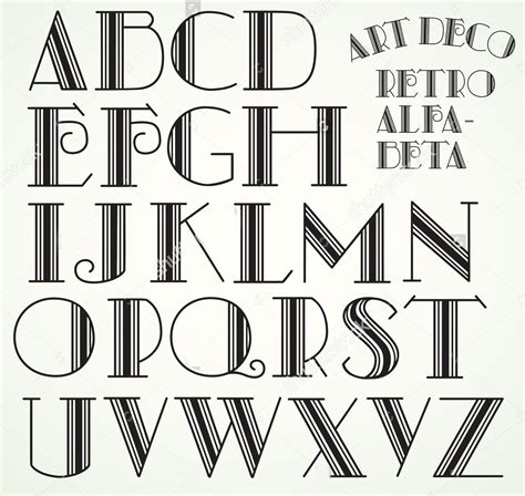 Pin by Song on 283501670 | Art deco font, Art deco typography, Art deco