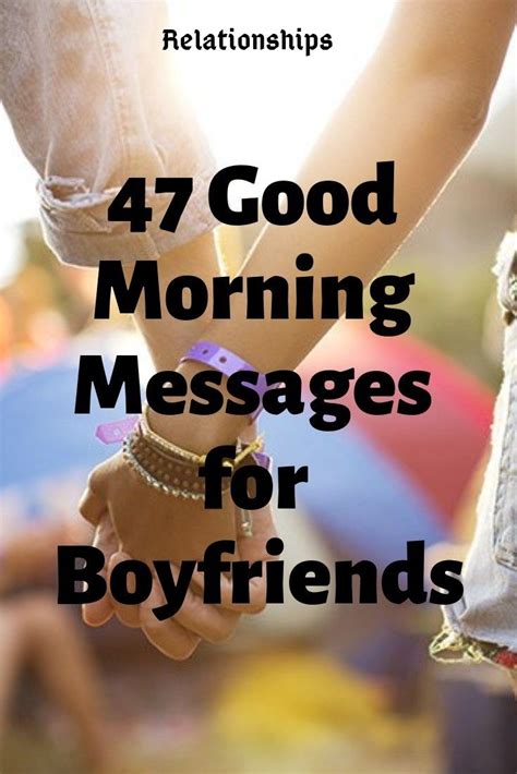 47 Good Morning Messages for Boyfriends | Good morning messages ...