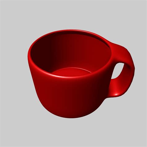 Large Travel Coffee Mug v1 Free 3D Model - .obj .stl - Free3D