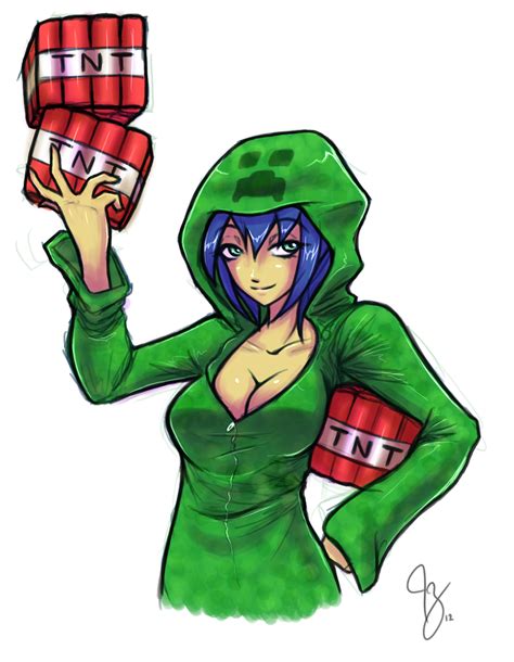 Creeper Girl by Claymore32 on DeviantArt