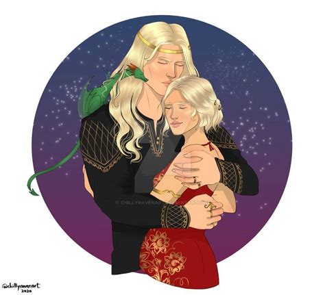 Daenerys and Rhaegar feat. Rhaegal by chillyravenart on DeviantArt Here ...