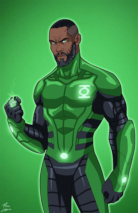 Green Lantern John Stewart (Earth-27) commission by phil-cho on ...