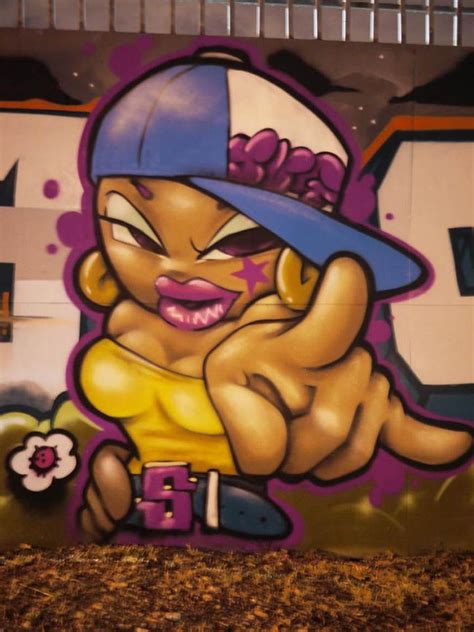 Girl Hip Hop Graffiti Art | hip hop girl graffiti by shiro | Graffiti art, Street art, Graffiti
