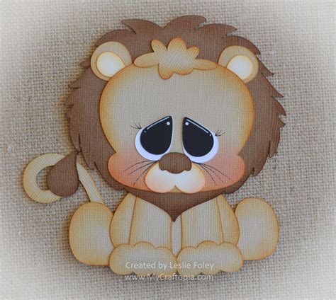 Animals Die Cuts Premade Paper Piecing Lion Monkey Bunny | Etsy