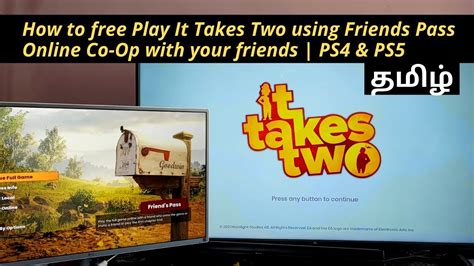 Free Play It Takes Two using Friends Pass Online Co-Op with your ...