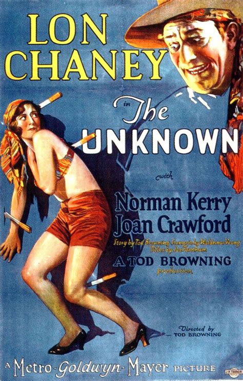 The Unknown (1927) | horrormoviereviews | Movie posters, Classic movie posters, Silent horror