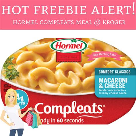 Hot! FREE Hormel Compleats Microwave Meal @ Kroger - Deal Hunting Babe