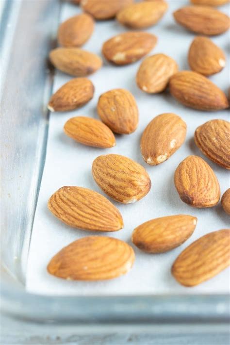 How to Roast Almonds in the Oven | Recipe | Roasted almonds, Almond recipes, Snacks