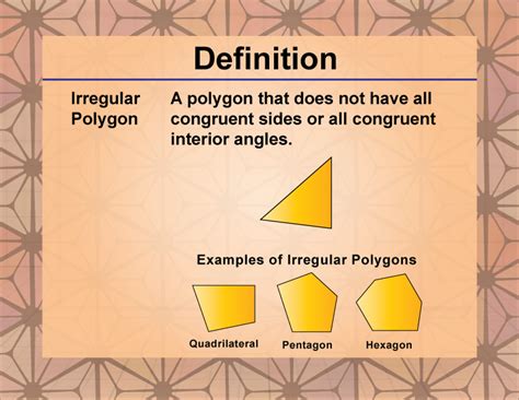 Definition--Polygon Concepts--Irregular Polygon | Media4Math