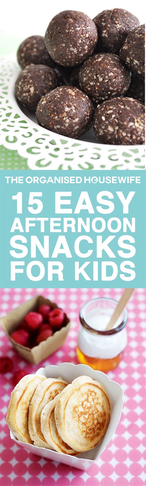 15 Easy Afternoon Snacks For Kids | Snacks, Afternoon snacks, Healthy ...