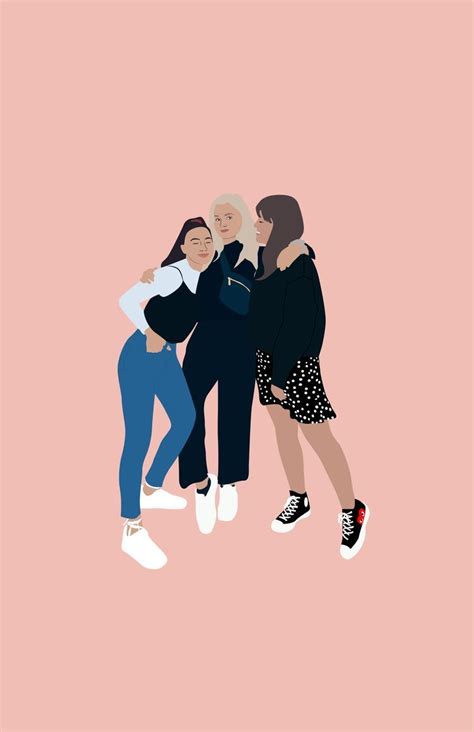 Friends | Ilustrações, Illustration, Ilustração de retrato