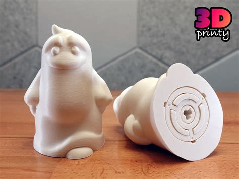 Print-in-Place Ghost Puzzle by 3D Printy | Download free STL model ...